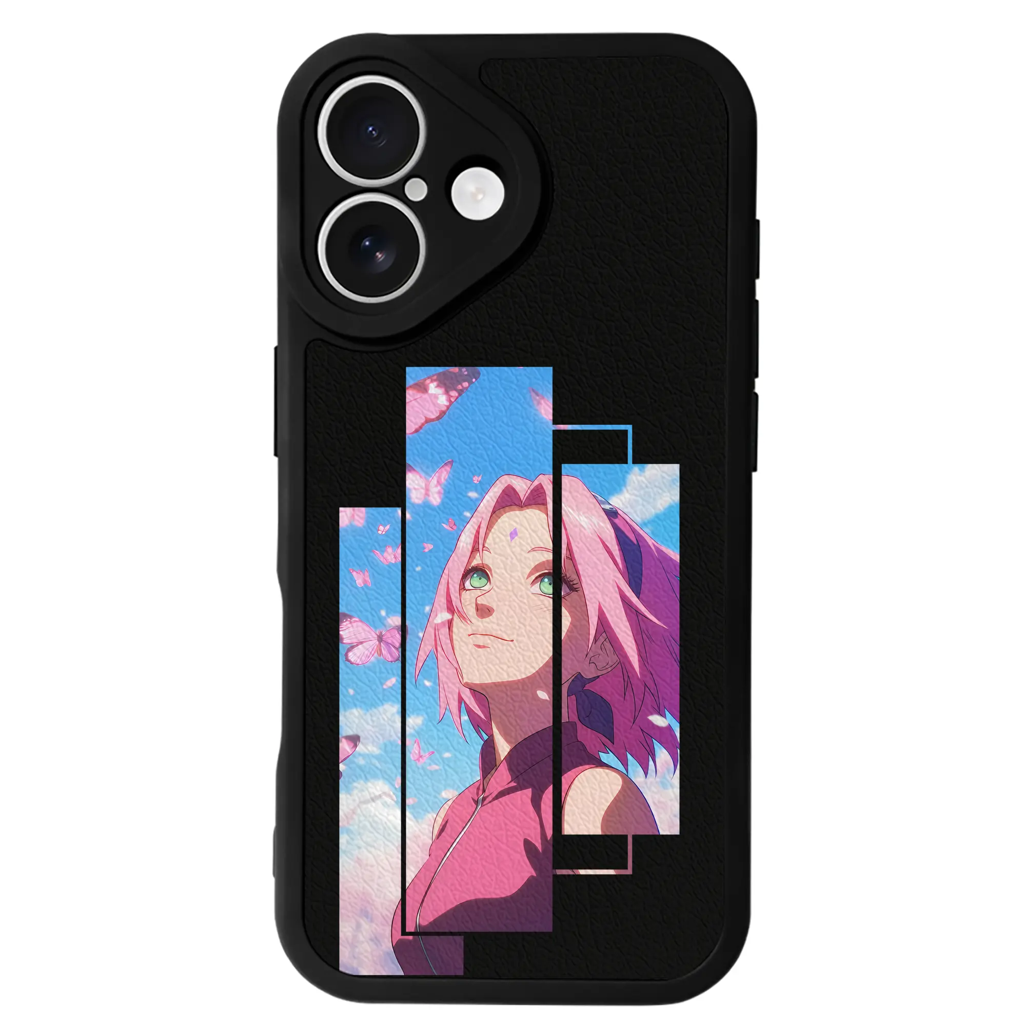 ナルト グッズ はるの さくら - IPhone 16シリーズ対応 ・ シリコンスマホケース ・ レザー調 ・ 高精度フィット ・ 耐衝撃 ・ ワイヤレス充電対応 ・ 精密カット